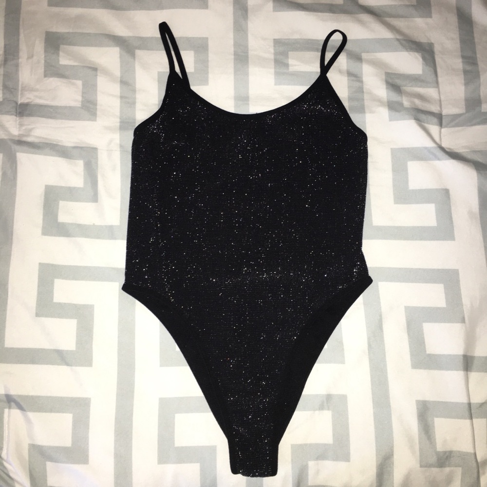 ✨Forever 21 Glitter Body Suit✨